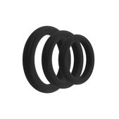 Easytoys Men Only Siliconen Set Cockringen In 3 Afmeting