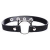 Master Series Kinky Kitty Ring Slim Choker - Zwart