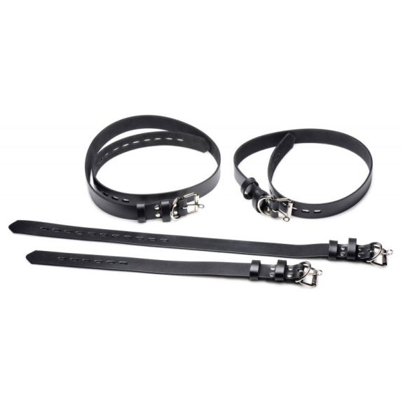 Strict Leather 4-Delige Leren Bondage Harnas Set