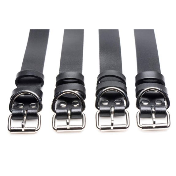 Strict Leather 4-Delige Leren Bondage Harnas Set