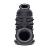 Master Series Dark Chamber - Siliconen Peniskooi - Zwart