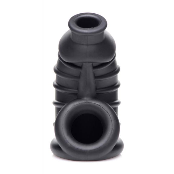 Master Series Dark Chamber - Siliconen Peniskooi - Zwart
