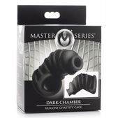 Master Series Dark Chamber - Siliconen Peniskooi - Zwart