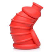 Master Series Red Chamber - Siliconen Peniskooi - Rood