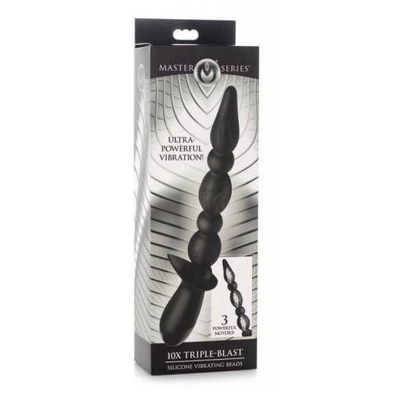 Master Series Triple-Blast - Vibrerende Anaalketting