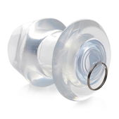 Holle Transparante Anaal Plug Met Stop