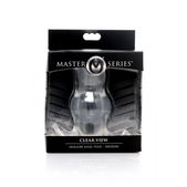 Master Series Clear View Holle Anaalplug - Medium