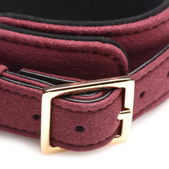6-delige BDSM Suede Boeienset Met Collar En Riem