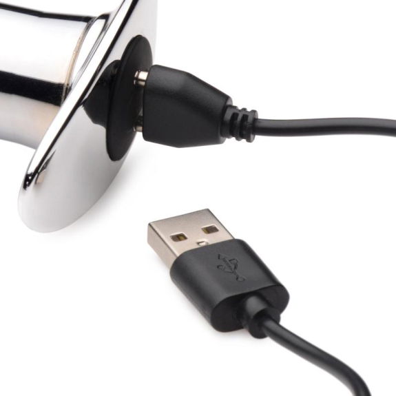 Chrome Blast Oplaadbare Buttplug Met Afstandsbediening
