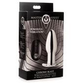 Chrome Blast Oplaadbare Buttplug Met Afstandsbediening