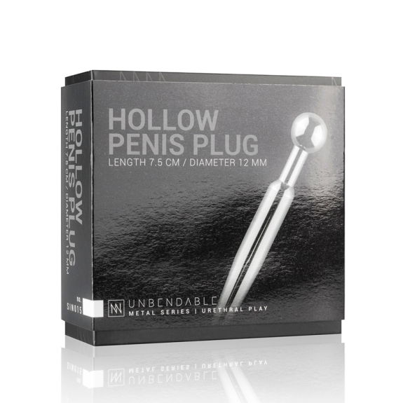 Sinner Gear Unbendable Sinner - Korte Holle Penis Plug