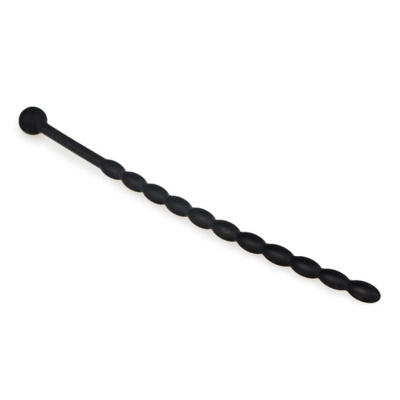 Sinner Gear Geribbelde Siliconen Dilator - Zwart