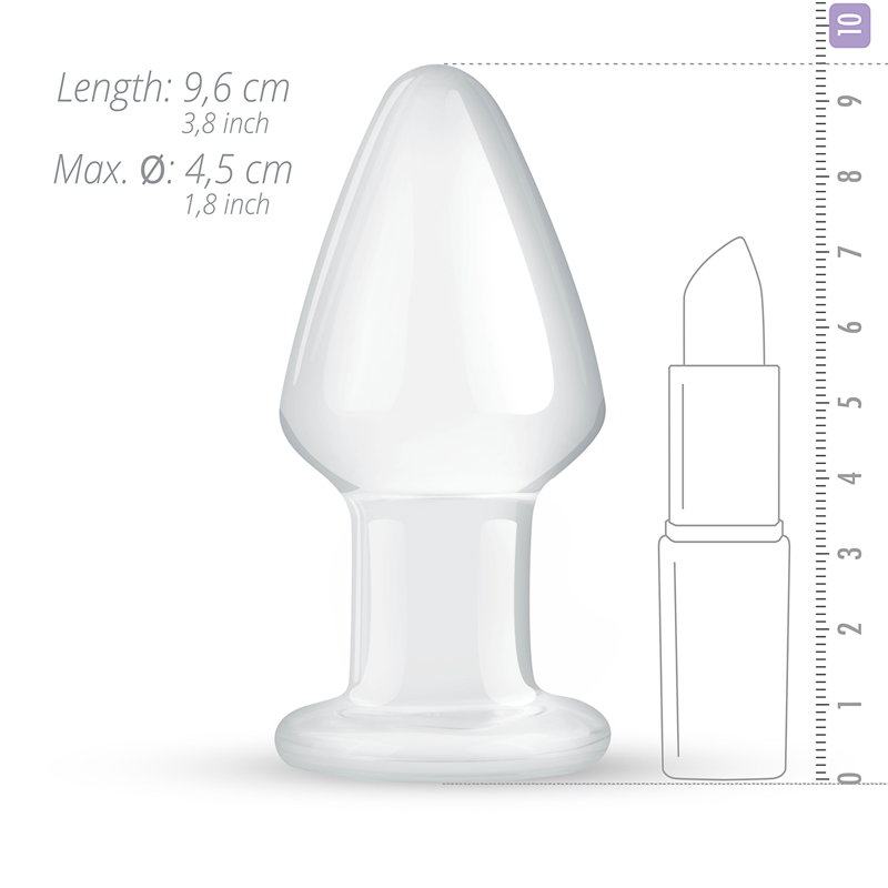 Glazen Buttplug No. 25 - afbeelding 3