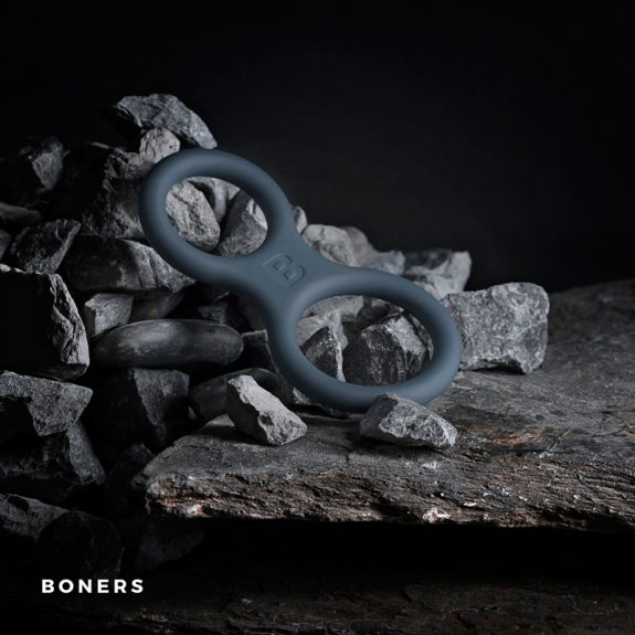 Boners Siliconen Cockring En Ballstretcher