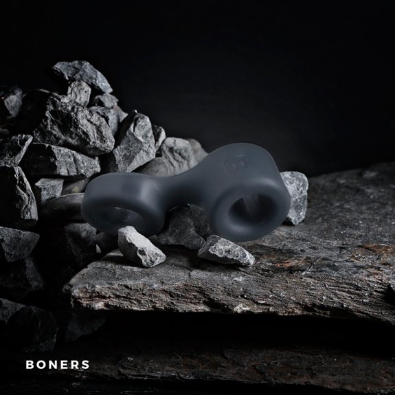 Boners Boners Cockring En Ballstretcher - Grijs
