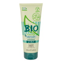 HOT Bio HOT BIO 2 in 1 Waterbasis Glijmiddel En Massageg