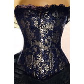 Barok brokaat corset