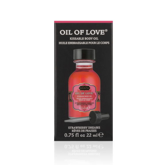 KamaSutra Strawberry Dreams - Likbare Olie - 22 ml