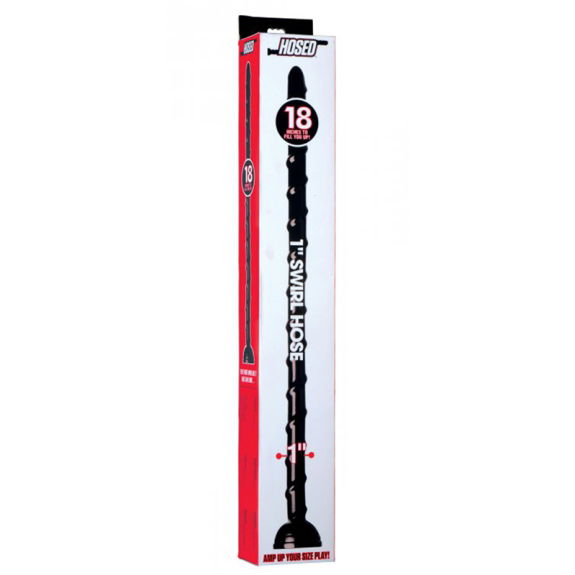 Hosed Swirl Thin Anal Snake Anaaldildo - 45 cm