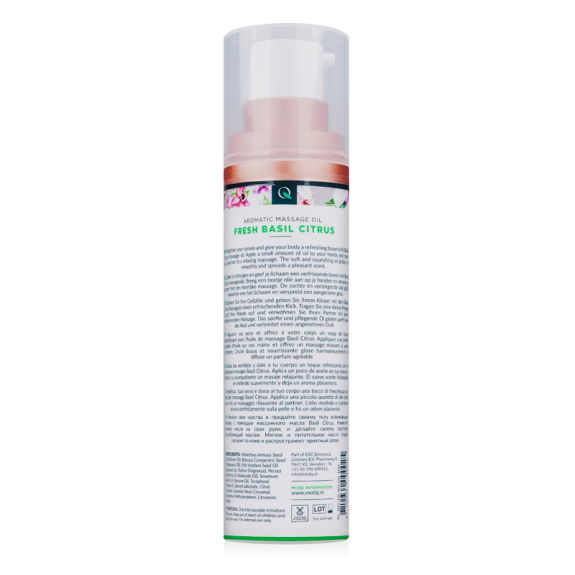 Exotiq Exotiq Massageolie Basil Citrus - 100 ml
