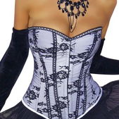 Corset met kanten bovenlaag