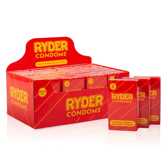Ryder Ryder Condooms - 24 x 3 Stuks