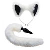 Tailz White Fox Buttplug & Haarband Set Tailz White Fox Buttplug & Haarband Set
