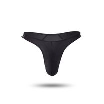 Heren string zwart