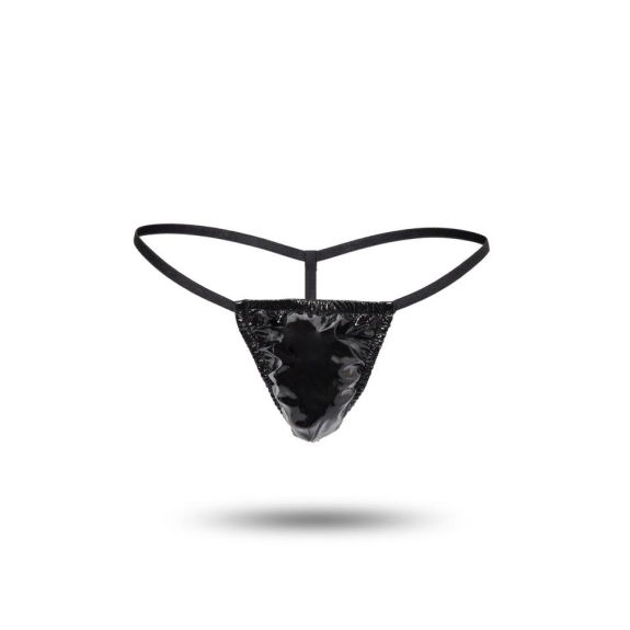Heren string laklook