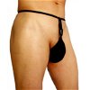 Mannen G-string zwart