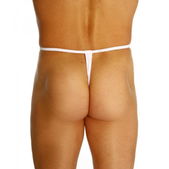 Mannen G-string wit