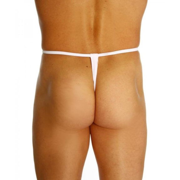 Mannen G-string wit