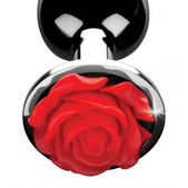 Booty Sparks Red Rose Buttplug - Small