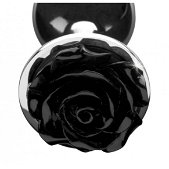Booty Sparks Black Rose Buttplug - Small