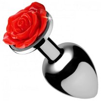 Booty Sparks Red Rose Buttplug - Small