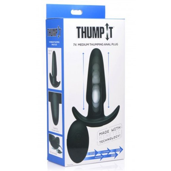 Thump It Thump-It Stotende Buttplug - Medium
