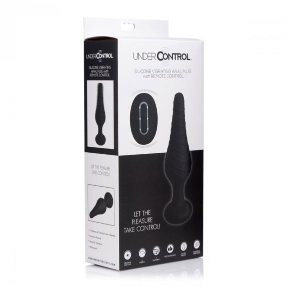 Under Control Vibrerende Buttplug met Afstandsbediening