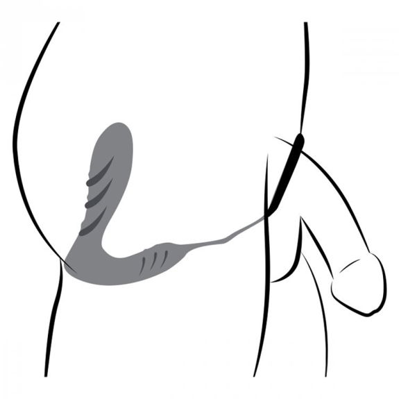 Under Control Prostaat Vibrator en Cockring met Afstands