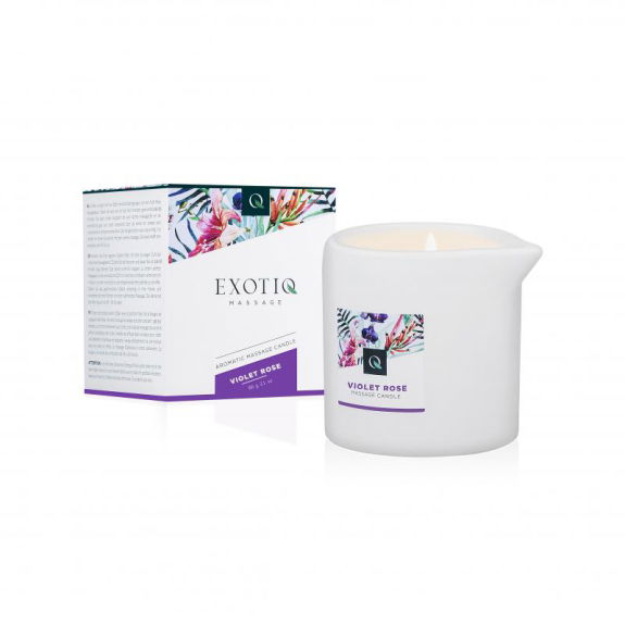 Exotiq Exotiq Massagekaars Violet Rose - 60g