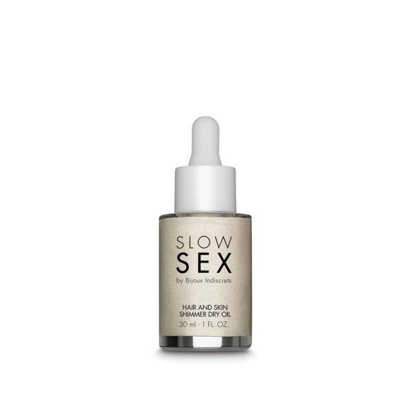 Slow Sex Droge Glinster Olie Voor Huid & Haar - 30 ml