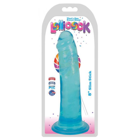 Lollicock - Dildo Slim Stick - Berry Ice Lollicock - Dildo Slim Stick - Berry Ice
