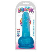 Lollicock - Dildo Slim Stick With Balls - Berry Ice