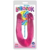 Lollicock - Sweet Slim Double Dipper Dildo - Cherry Ice
