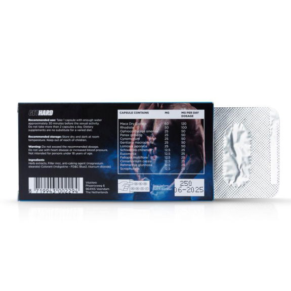 VitaVero Get Hard! Erectiepillen - 4 Stuks