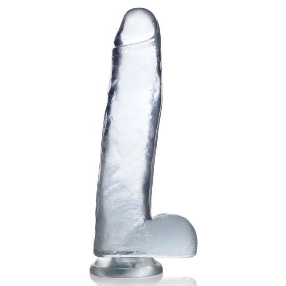 Jock Jock C-Thru Transparante Dildo - 31 cm.