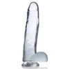 Jock Jock C-Thru Transparante Dildo - 31 cm. Jock Jock C-Thru Transparante Dildo - 31 cm.