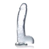Jock Jock C-Thru Transparante Dildo - 29 cm.