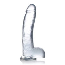 Jock Jock C-Thru Transparante Dildo - 29 cm.