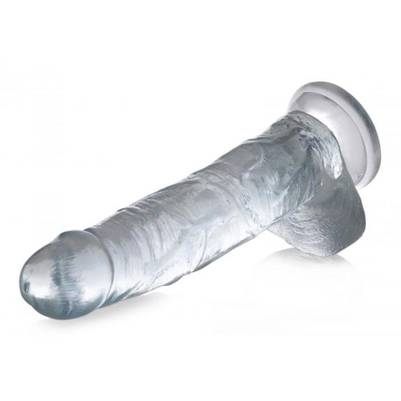 Jock Jock C-Thru Transparante Dildo - 27 cm.