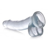 Jock Jock C-Thru Transparante Dildo - 23 cm.